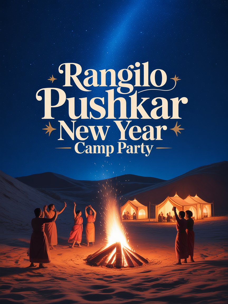 Rangilo Pushkar New Year Camp Party – Poster 2