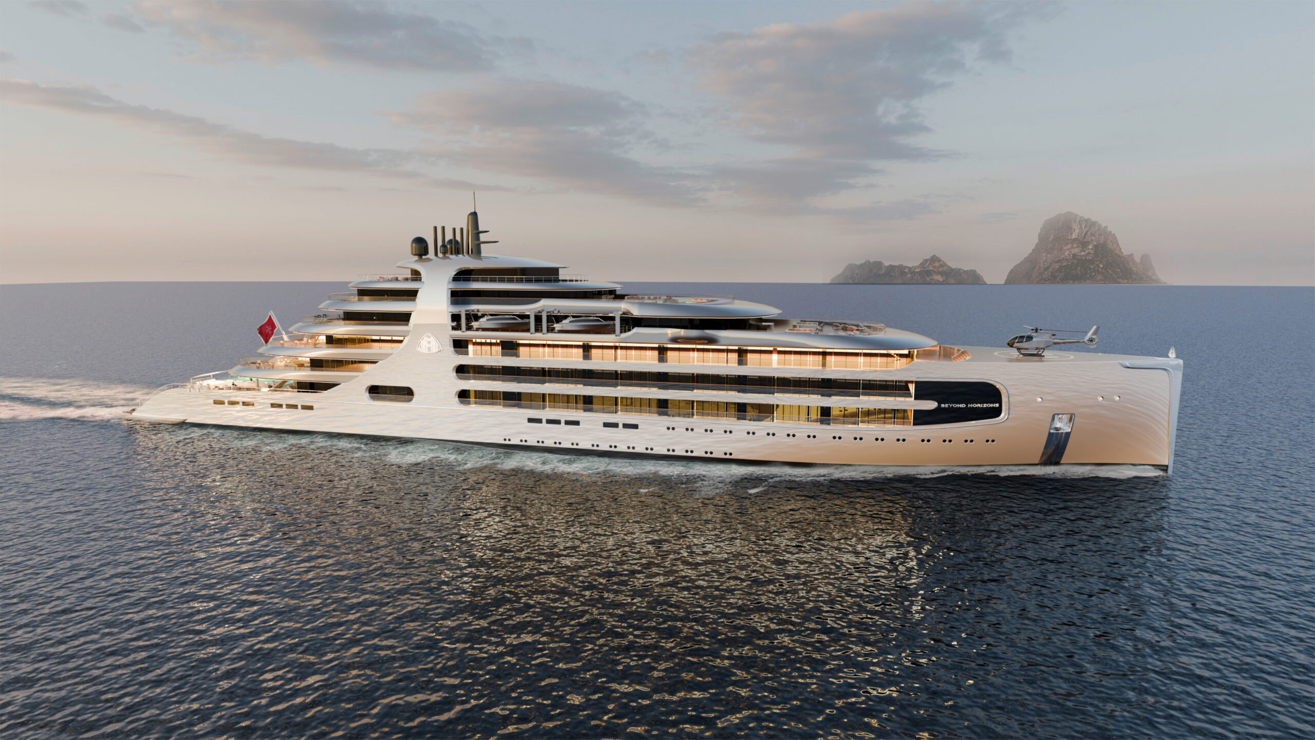 Luxury interior concept of Maybach Ocean Club