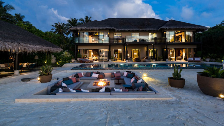 Secluded private villa representing discreet luxury living