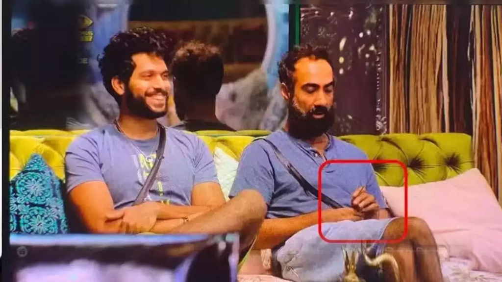 Ranvir Shorey smoking weed on Bigg Boss