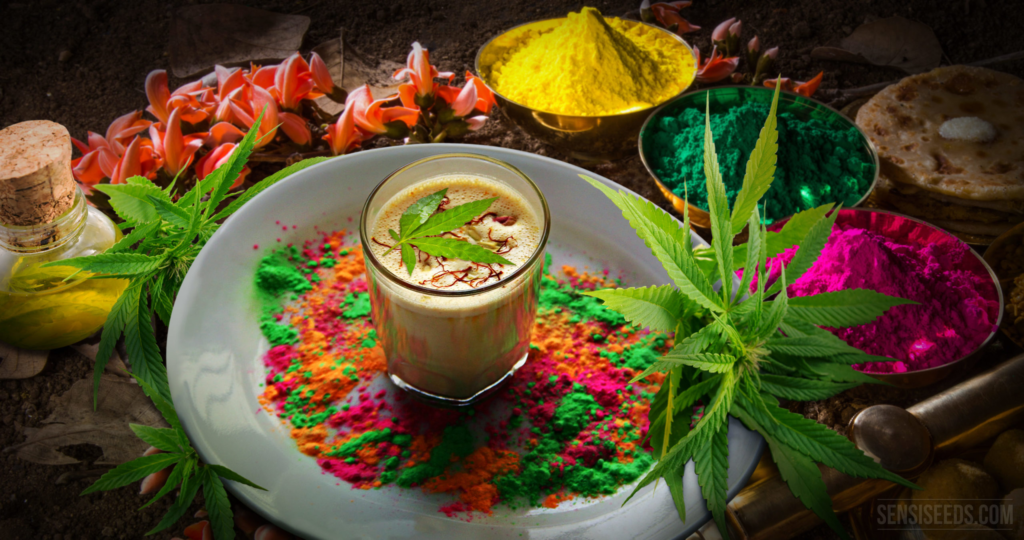 Bhang Thandai in Traditional Glass