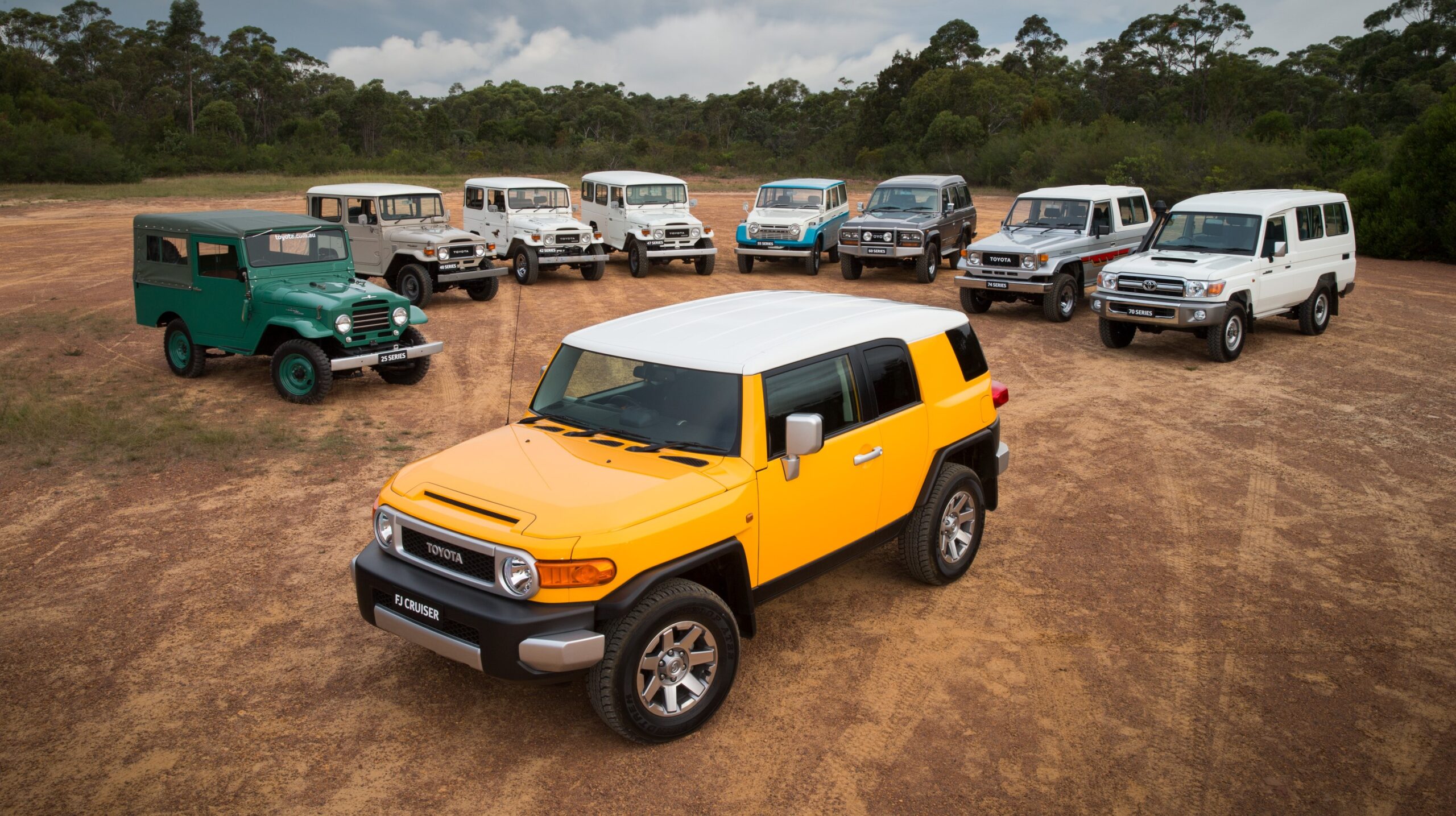 Toyota Land Cruiser FJ lineup 2026