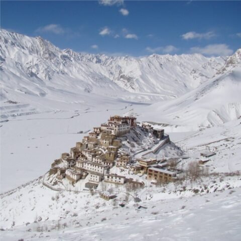 Key-Monastery-During-Winter