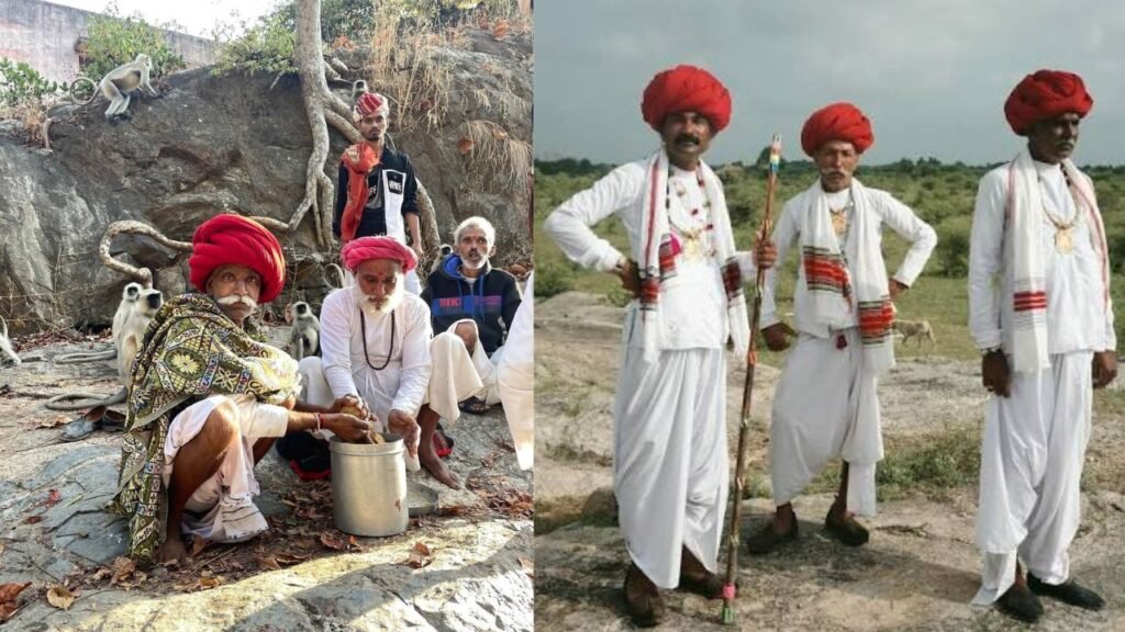 Rabari tribe preparing traditional food during the Rajasthan Monsoon Road Trip in Jawai.