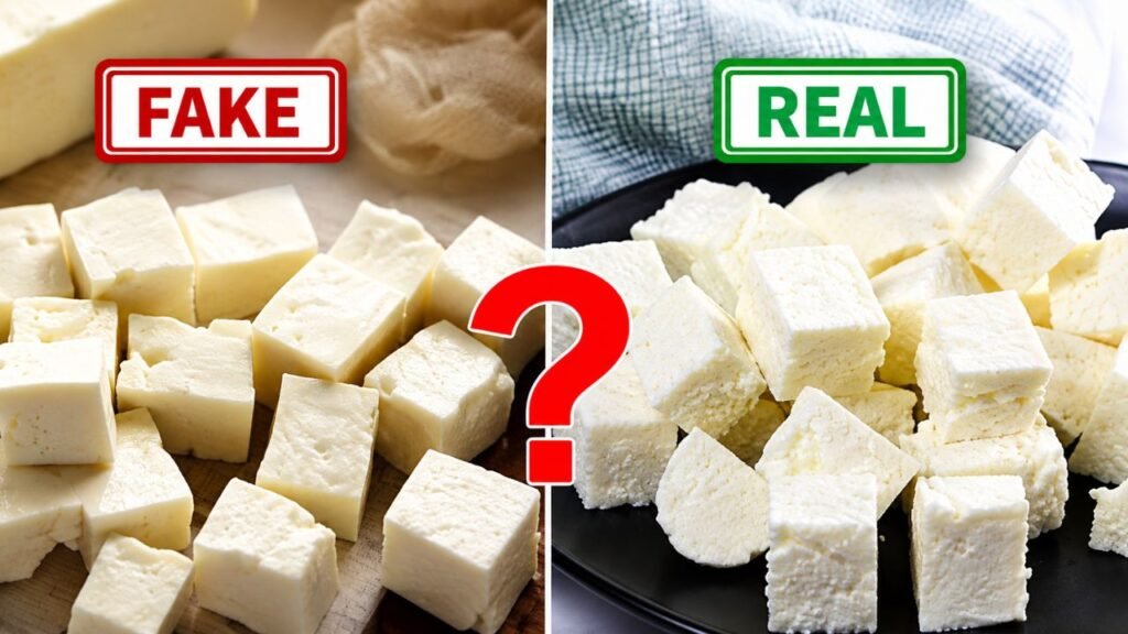 Real Paneer vs Fake paneer – how to check paneer at home